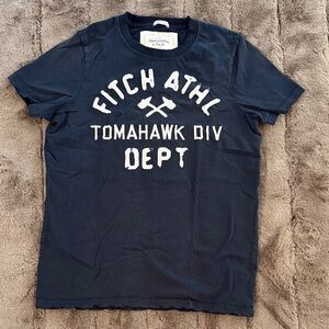 Abercrombie & Fitch Dark Blue Athletic Tee